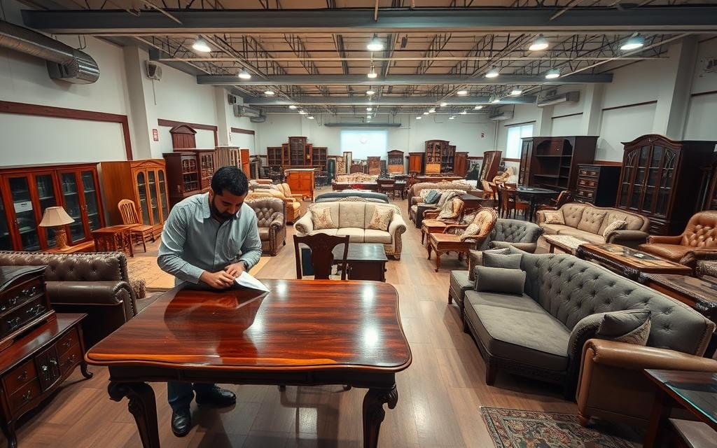 التقييم والأثاث المستعمل